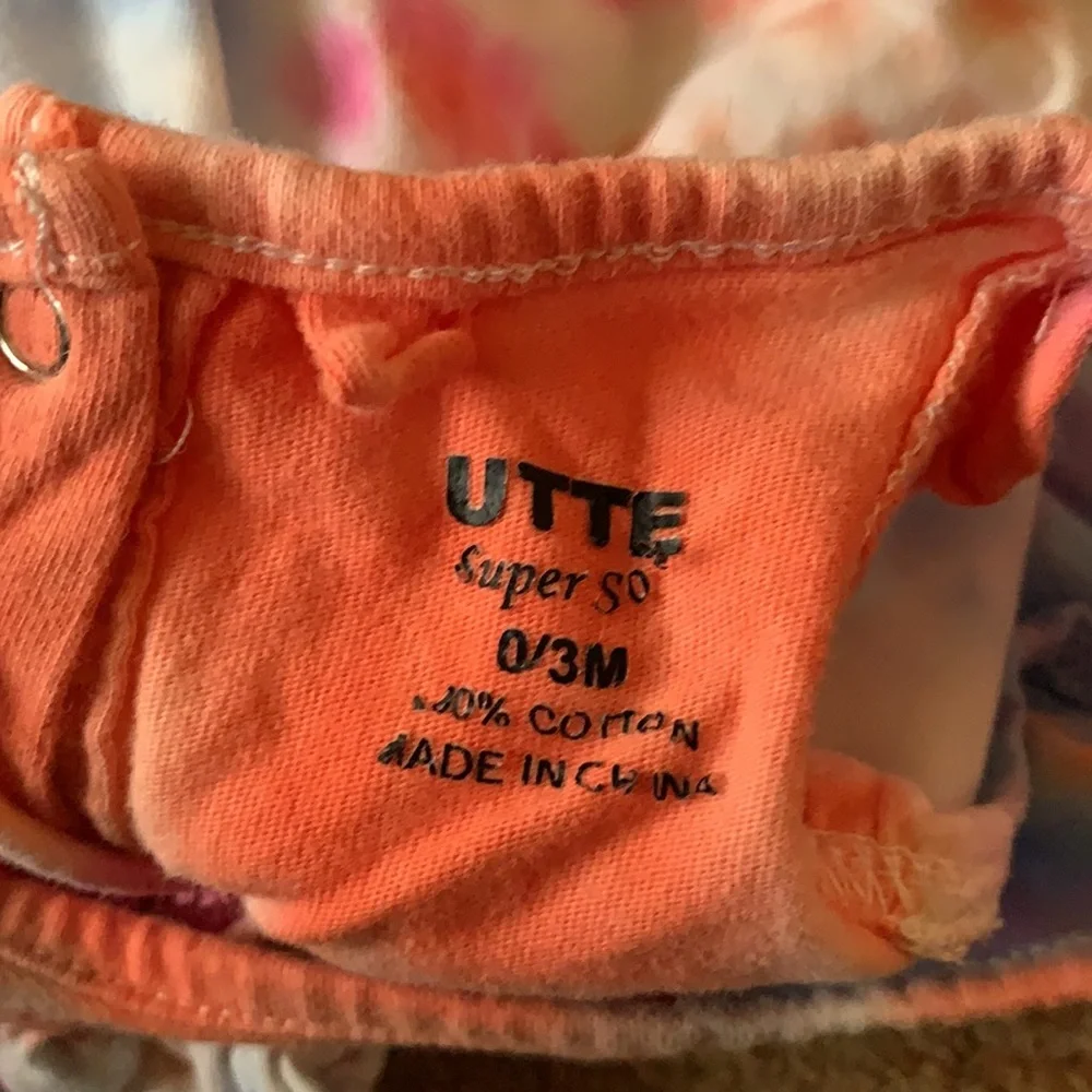Butter Super Soft Onesie Tie Dye Dove Romper